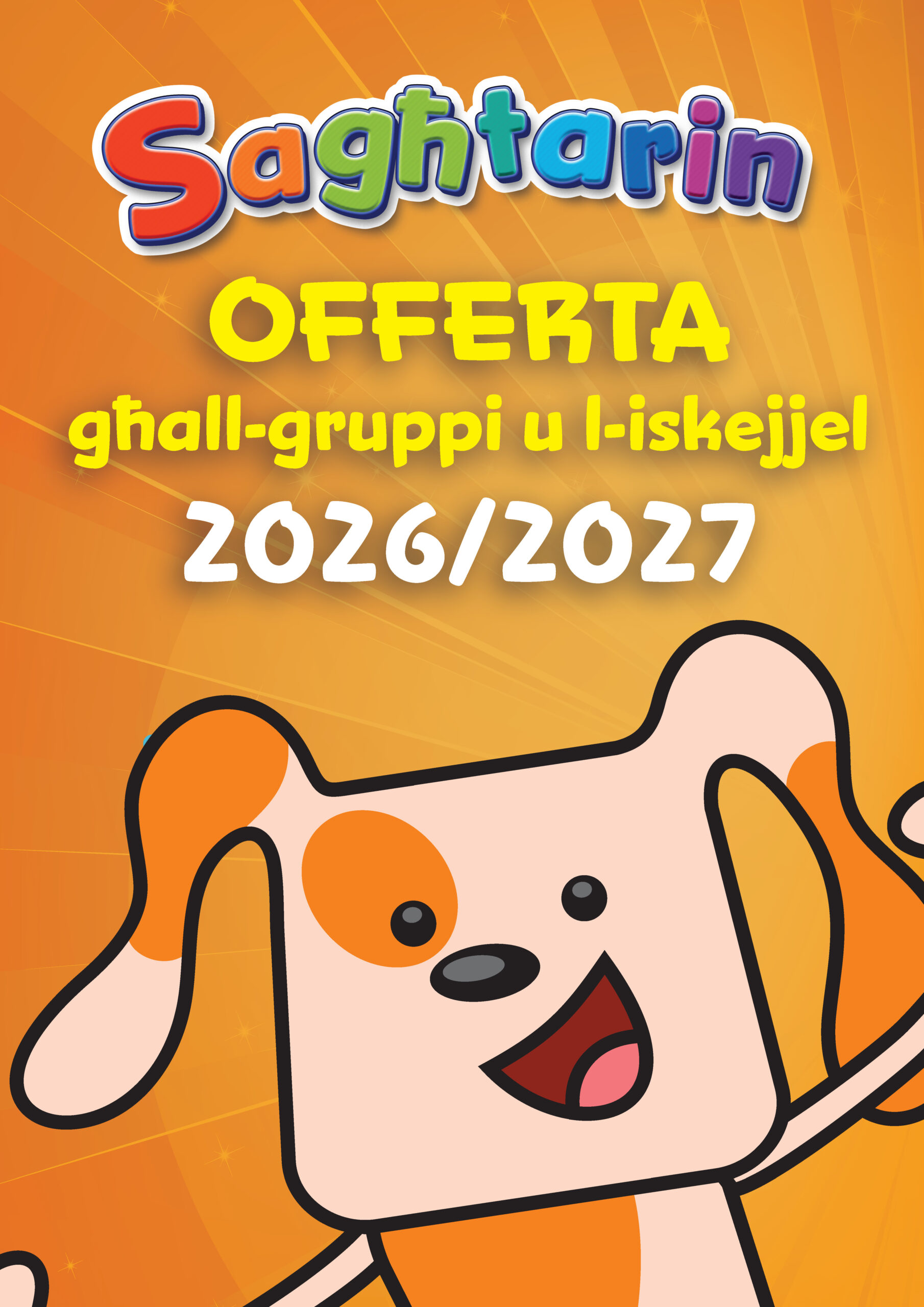 Sagħtarin 2026-2027 - skejjel/gruppi offerta 10+